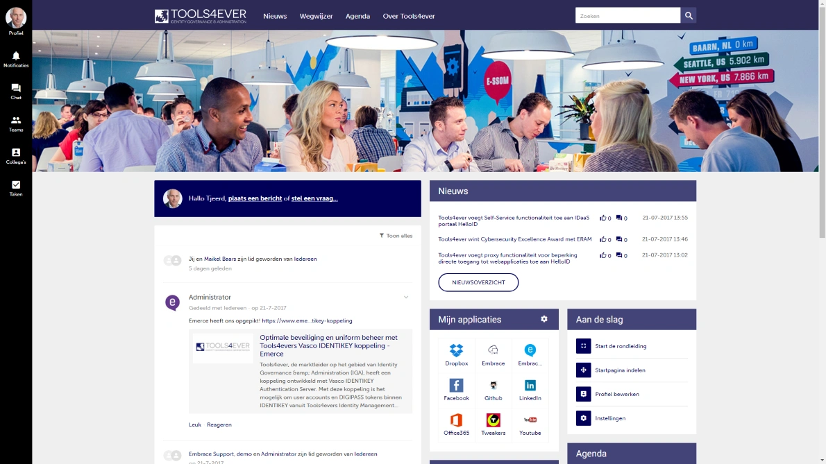 HelloID social intranet integratie