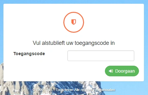 RADIUS-server vraagt om een toegangscode