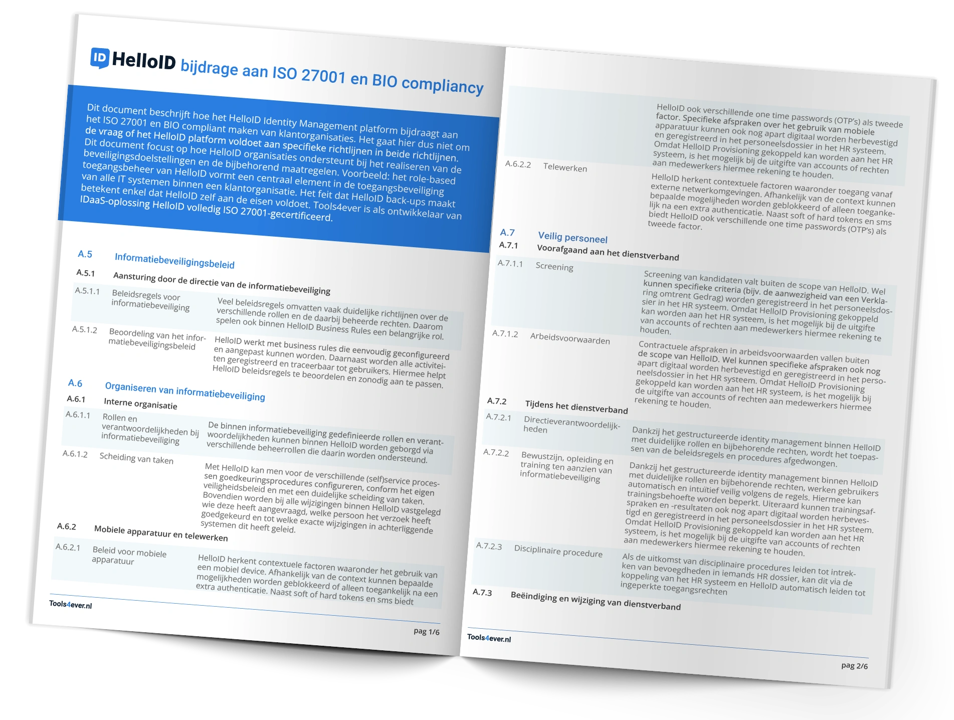 checklist ISO 27001 en BIO