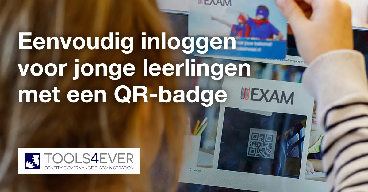 Eenvoudig inloggen voor jonge leerlingen met een QR-badge