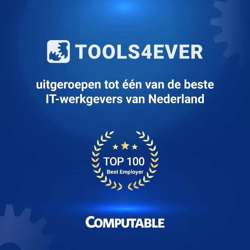 Tools4ever op plek 16 van beste IT-werkgevers in Nederland